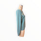 Sage Doily & Floral Crewel Appliqué Pullover Sweatshirt
