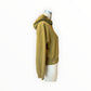 Brown Crewel Floral Embroidery Hoodie