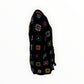 Brights & Black Granny Square Car Coat Sweater