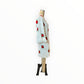 Red Rose Granny Square Car Coat