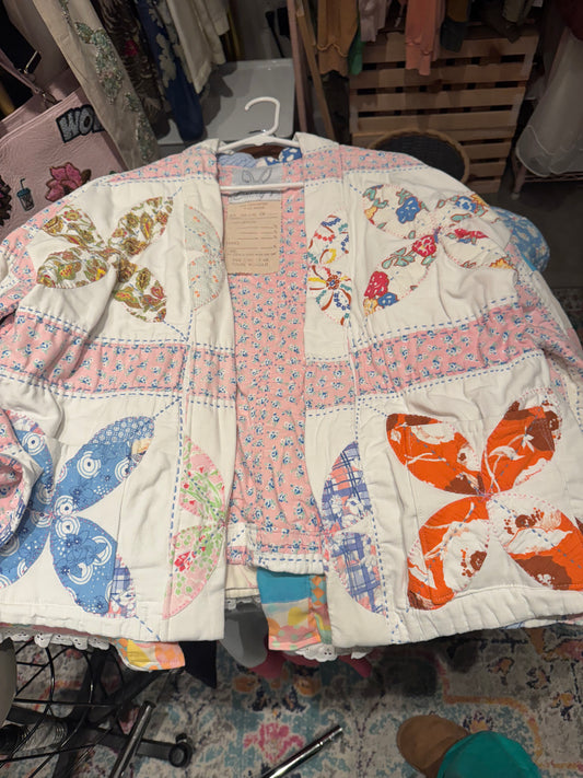 Vintage 80's Hearts Short Jacket